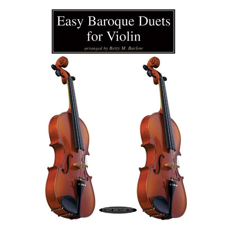Dúos Barrocos Fáciles Para Violín Partituras Violin