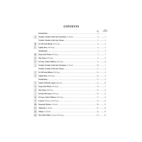 Partituras Método Suzuki Contrabajo