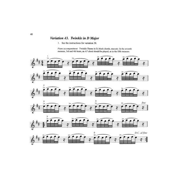 77 Variaciones Suzuki Violín Partituras Violin