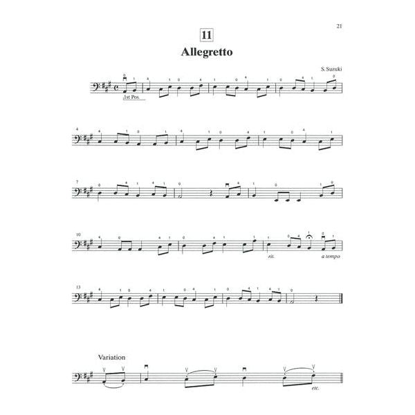 Partituras Método Suzuki Contrabajo