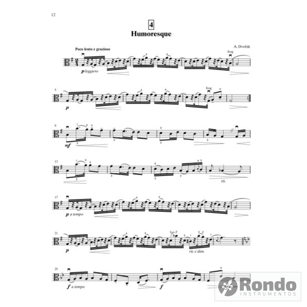 Partituras Método Suzuki Viola Partitura Viola