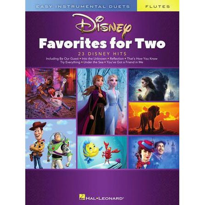 Partituras Duos Flauta Traversa 23 canciones Disney