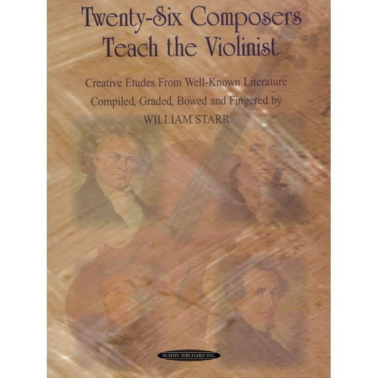 Twenty-Six Composers teach the Violinist Partitura violin