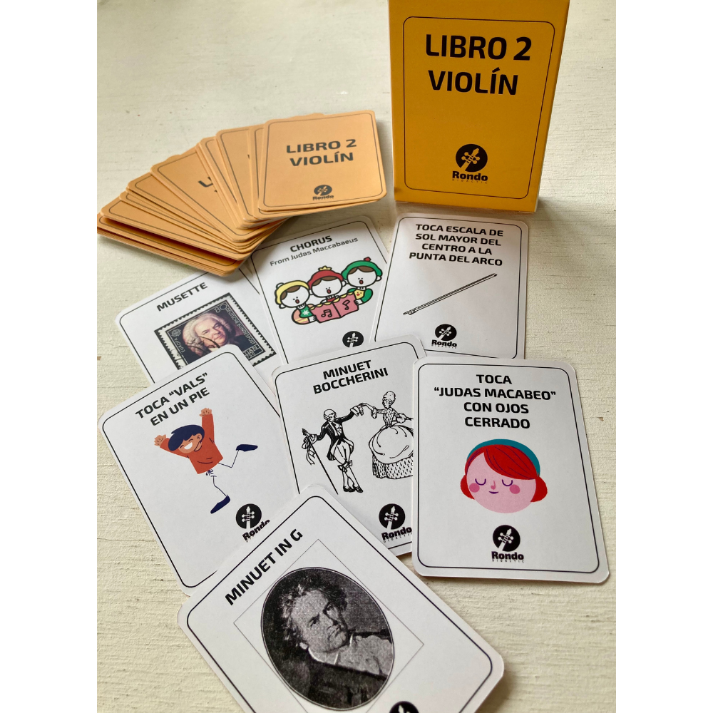 Tarjetas De Practica Libro 2 Violin Suzuki