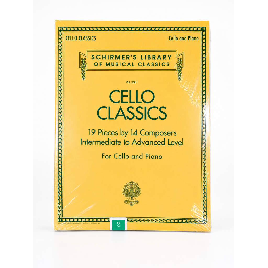 Partitura 19 piezas clásicas para cello Nivel Intermedio y avanzado