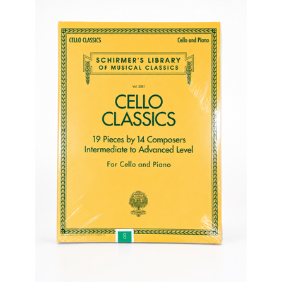 Partitura 19 piezas clásicas para cello Nivel Intermedio y avanzado
