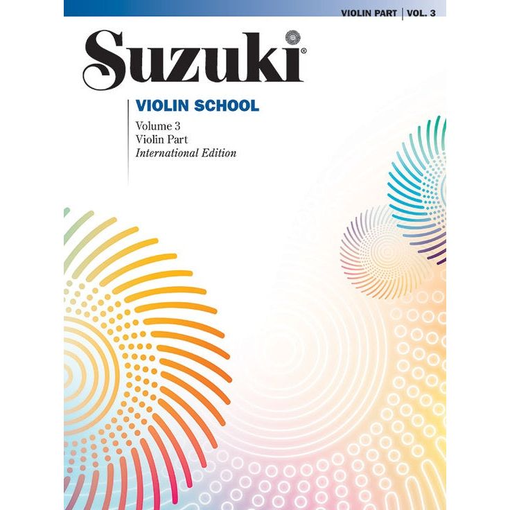 Partituras Método Suzuki Violín Libro 3 (Solo Libro)