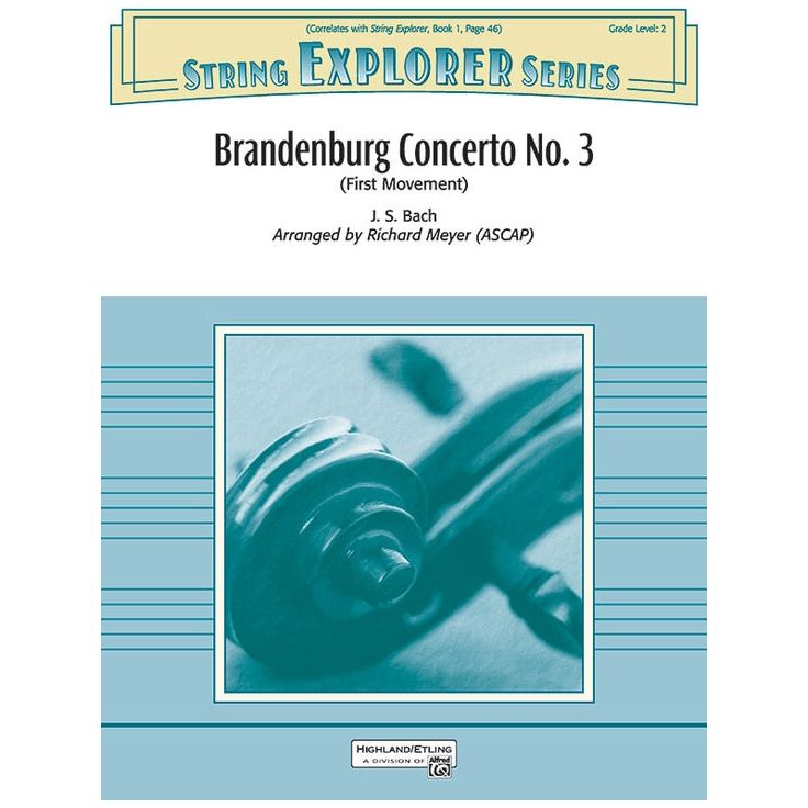 Concierto De Brandemburgo N°3 Partitura Orquesta