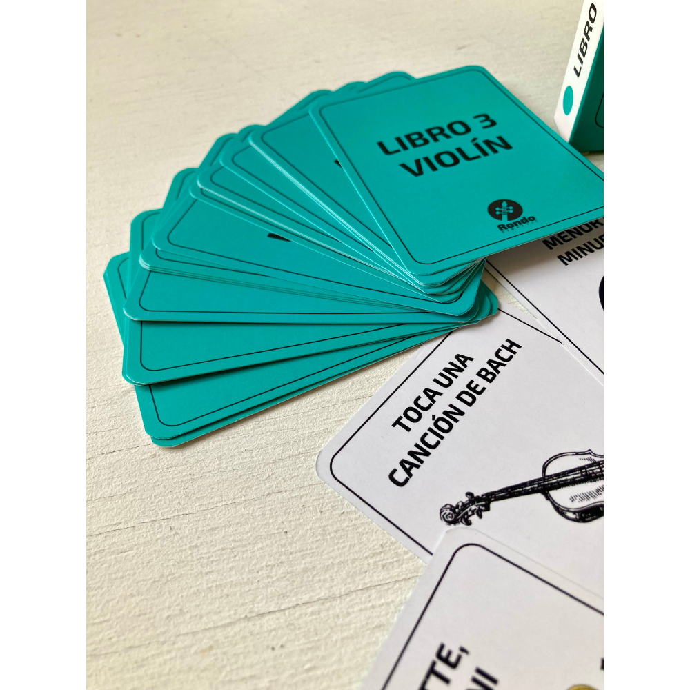 Tarjetas De Practica Libro 3 Violín Suzuki Accesorios Musicales
