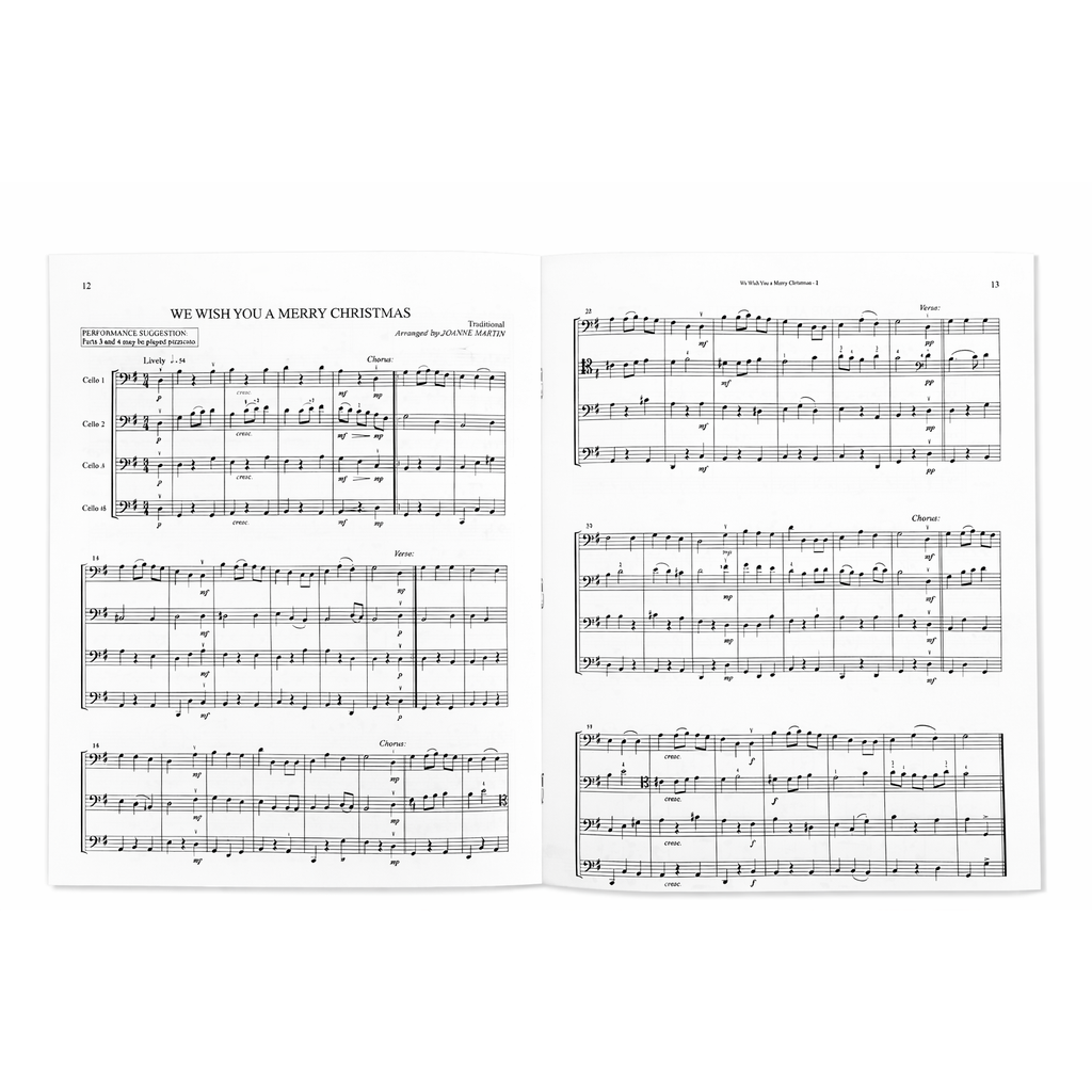 Festive Christmas Ensamble para violines