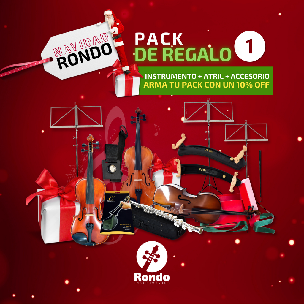 PACK NAVIDEÑO 1 INSTRUMENTO MAS ATRIL Y ACCESORIOS
