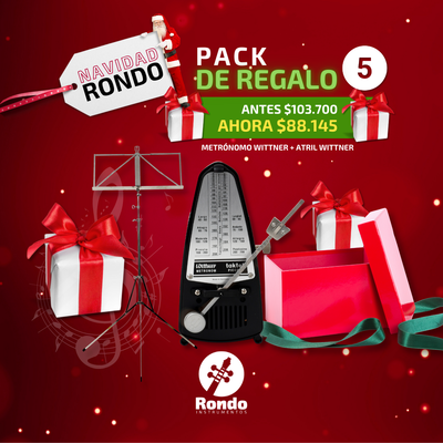 PACK DE REGALO 5 METRONOMO Y ATRIL WITTNER