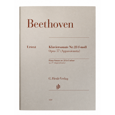 Partitura Sonata para piano N°23 Op.57 "Apasionata"