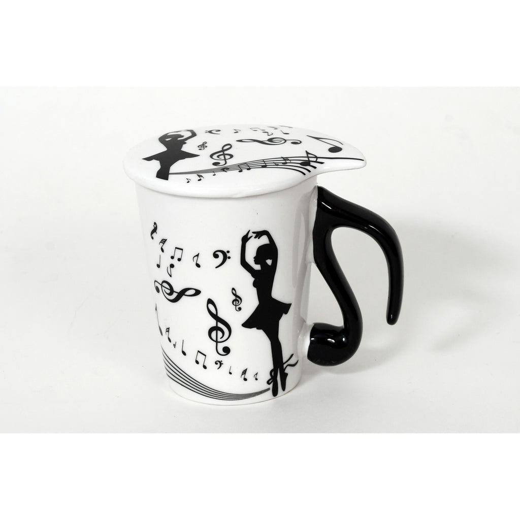 Tazón con diseños musicales