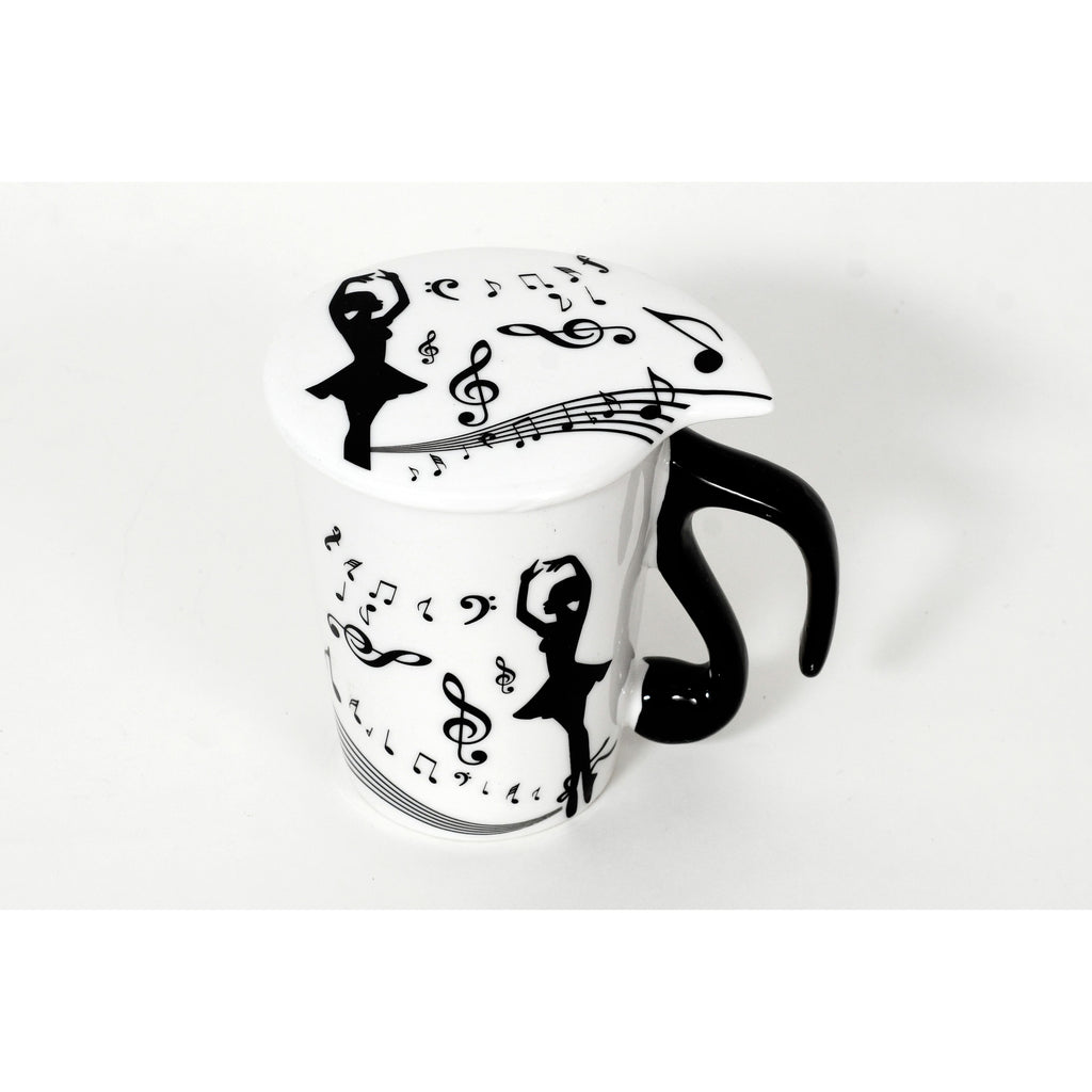 Tazón con diseños musicales