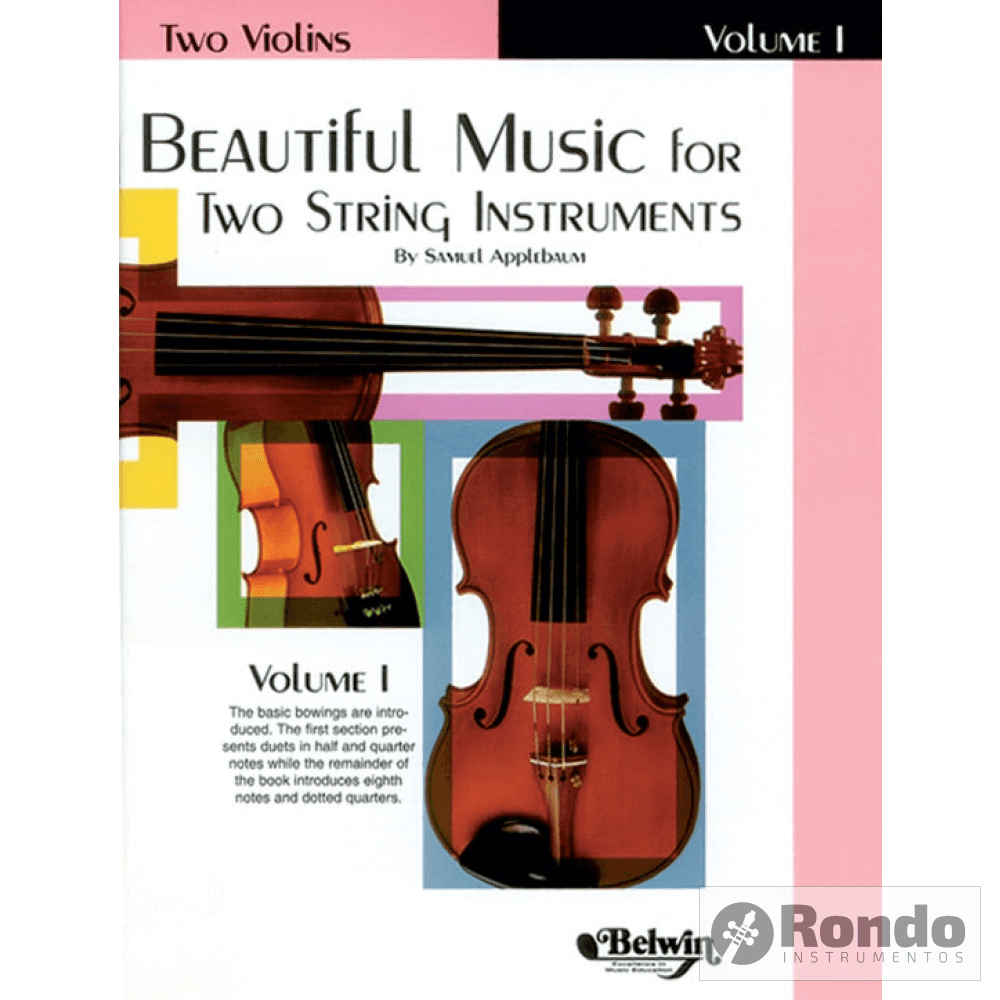 Beautiful Music For Two Strings Instruments Volumen I Duos Violin