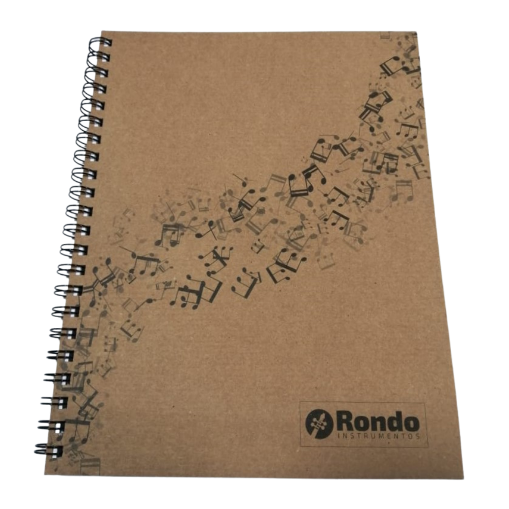 Cuaderno de pauta entera tamaño universitario Rondo