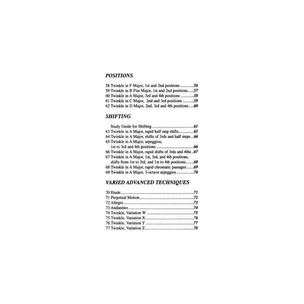 77 Variaciones Suzuki Violín Partituras Violin