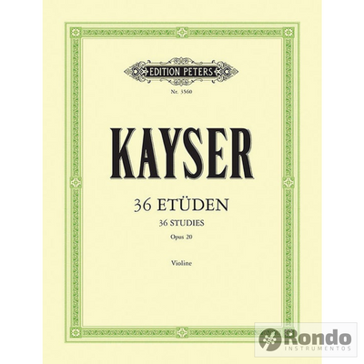 Kayser 36 Estudios Para Violin Partitura