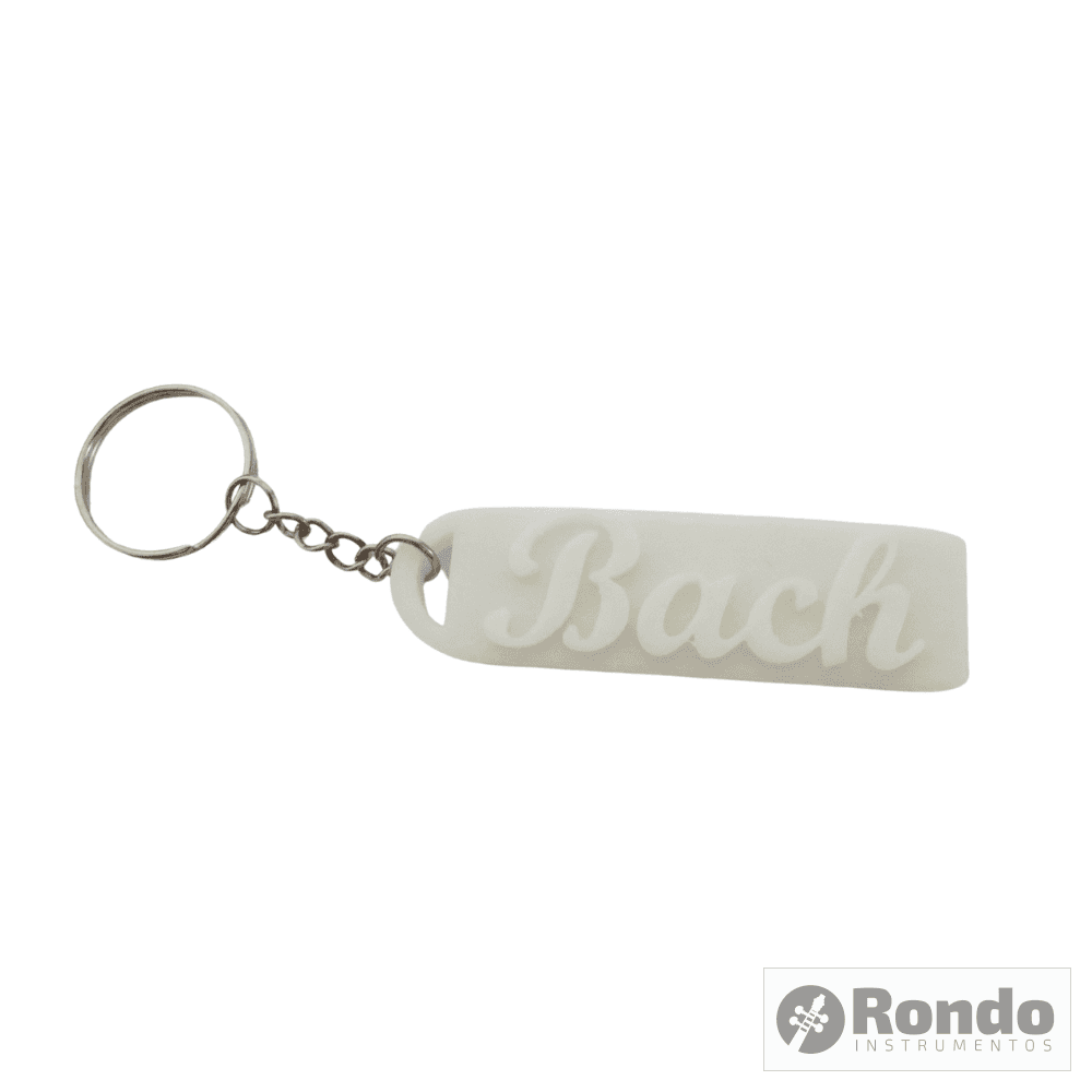 Llavero Compositor Bach / Blanco Souvenir