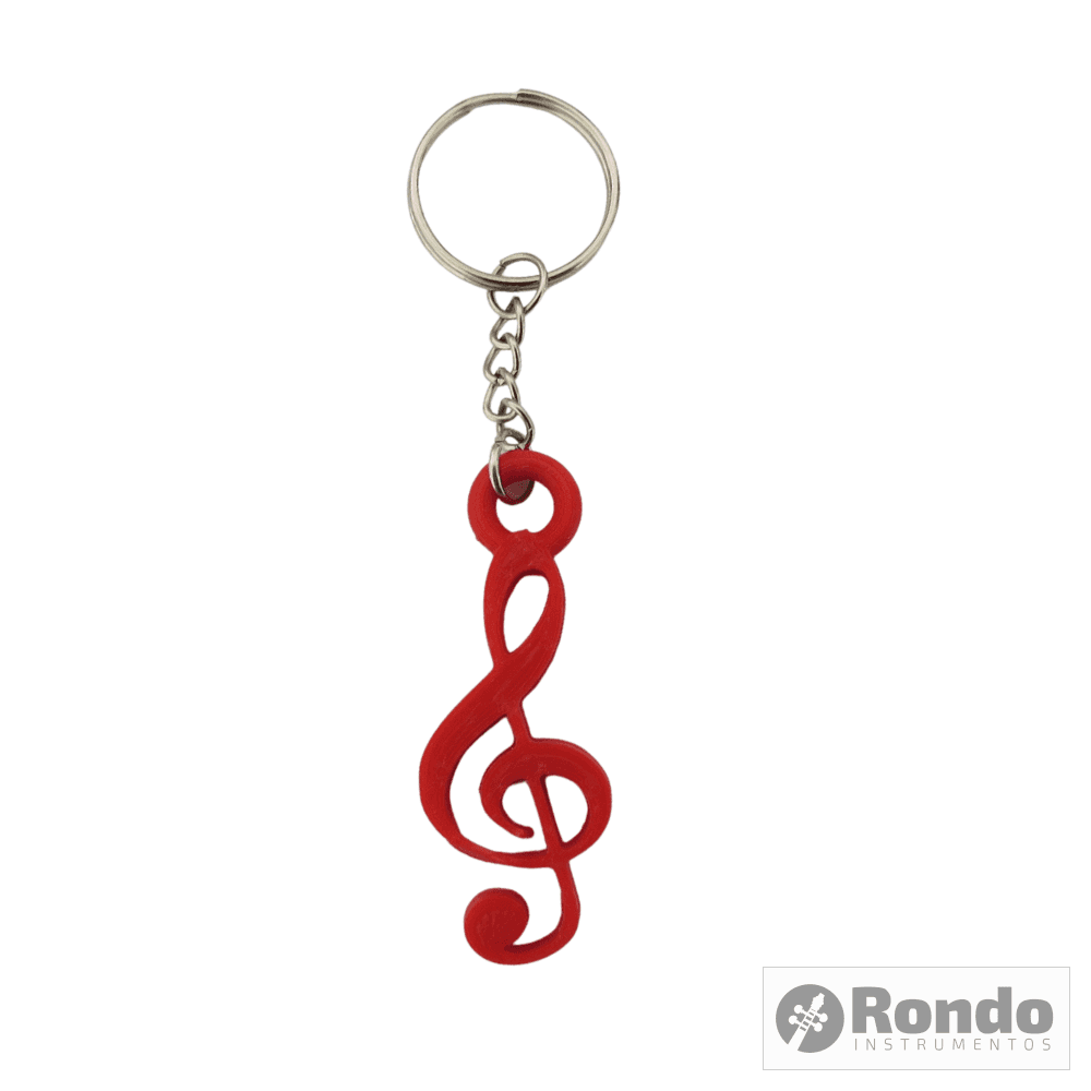 Llavero Musicales Rojo Souvenir