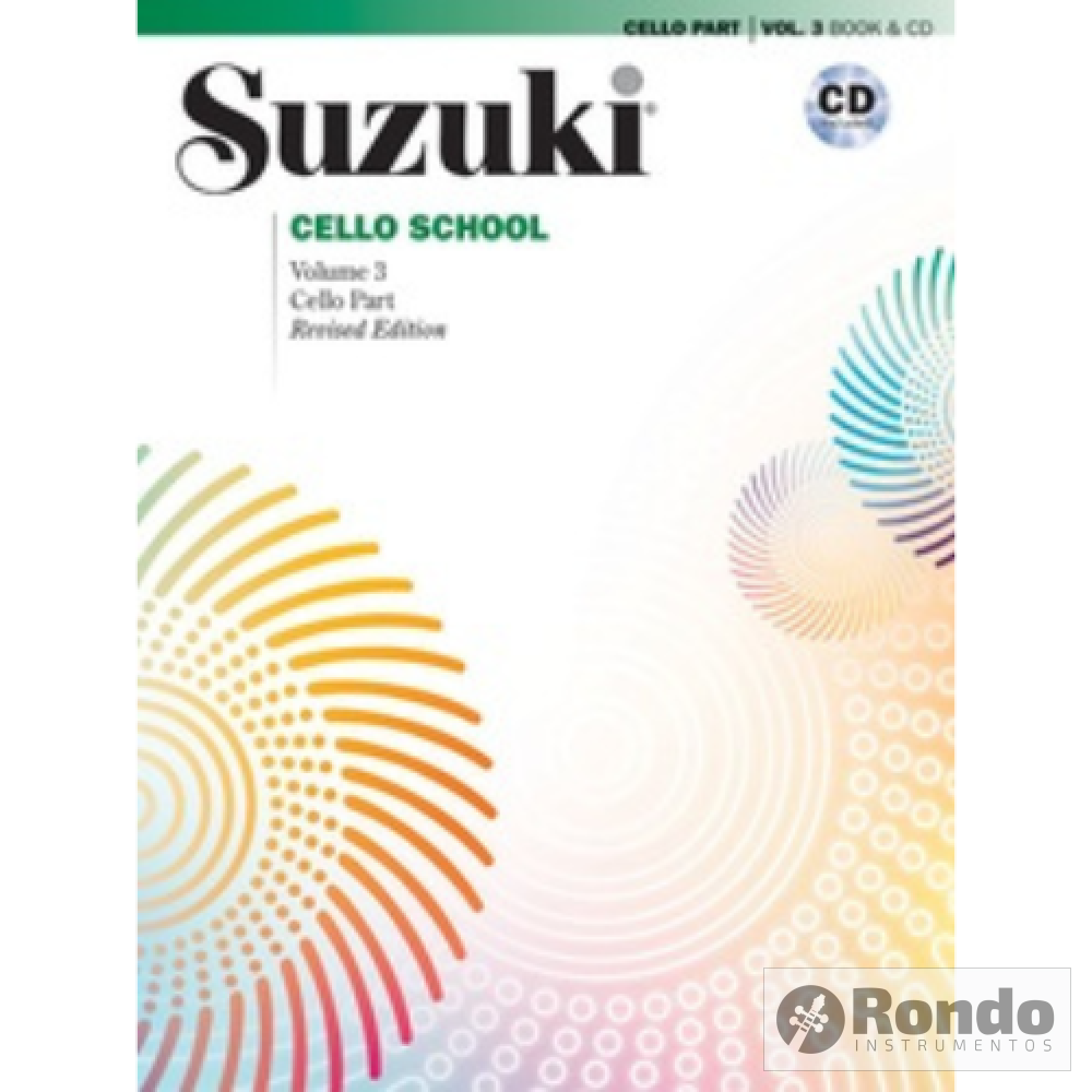 Partituras Método Suzuki Cello Libro 3 + Cd Metodo