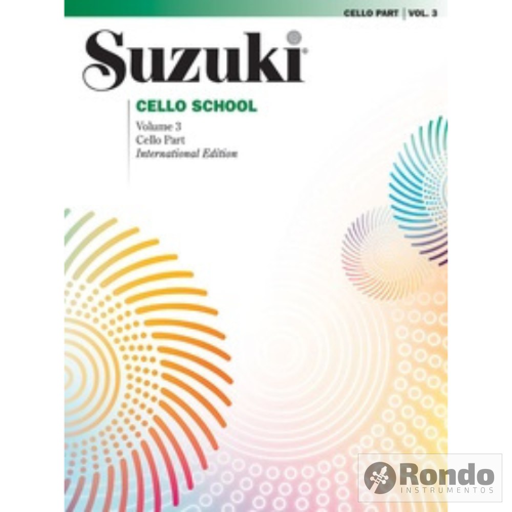 Partituras Método Suzuki Cello Libro 3 (Solo Libro) Metodo