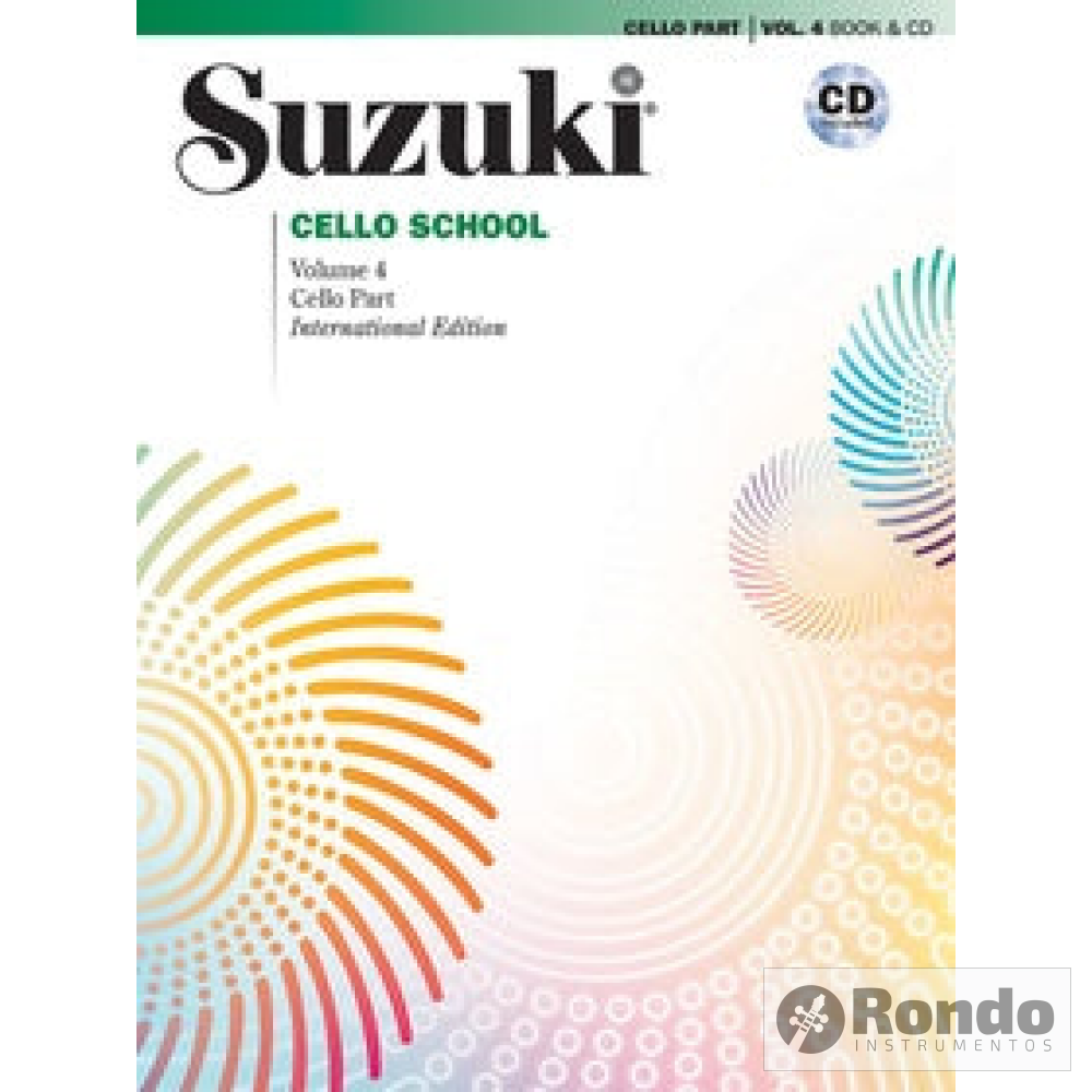 Partituras Método Suzuki Cello Libro 4 + Cd Metodo
