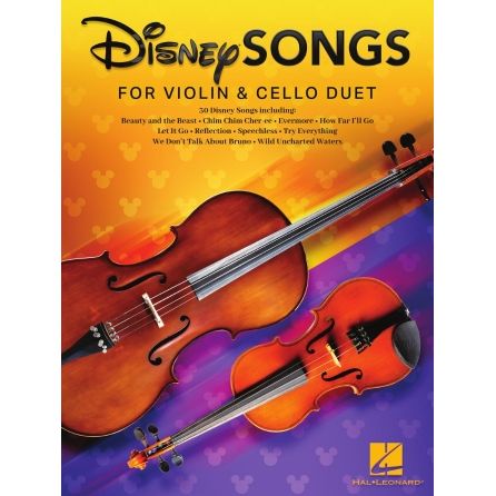Partitura Dúos Violin y Cello canciones Disney