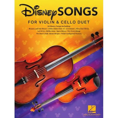 Partitura Dúos Violin y Cello canciones Disney