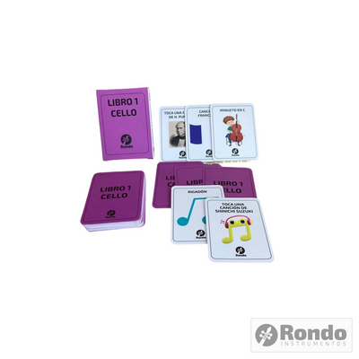 Tarjetas De Practica Libro 1 Cello Suzuki Rondo Didactic