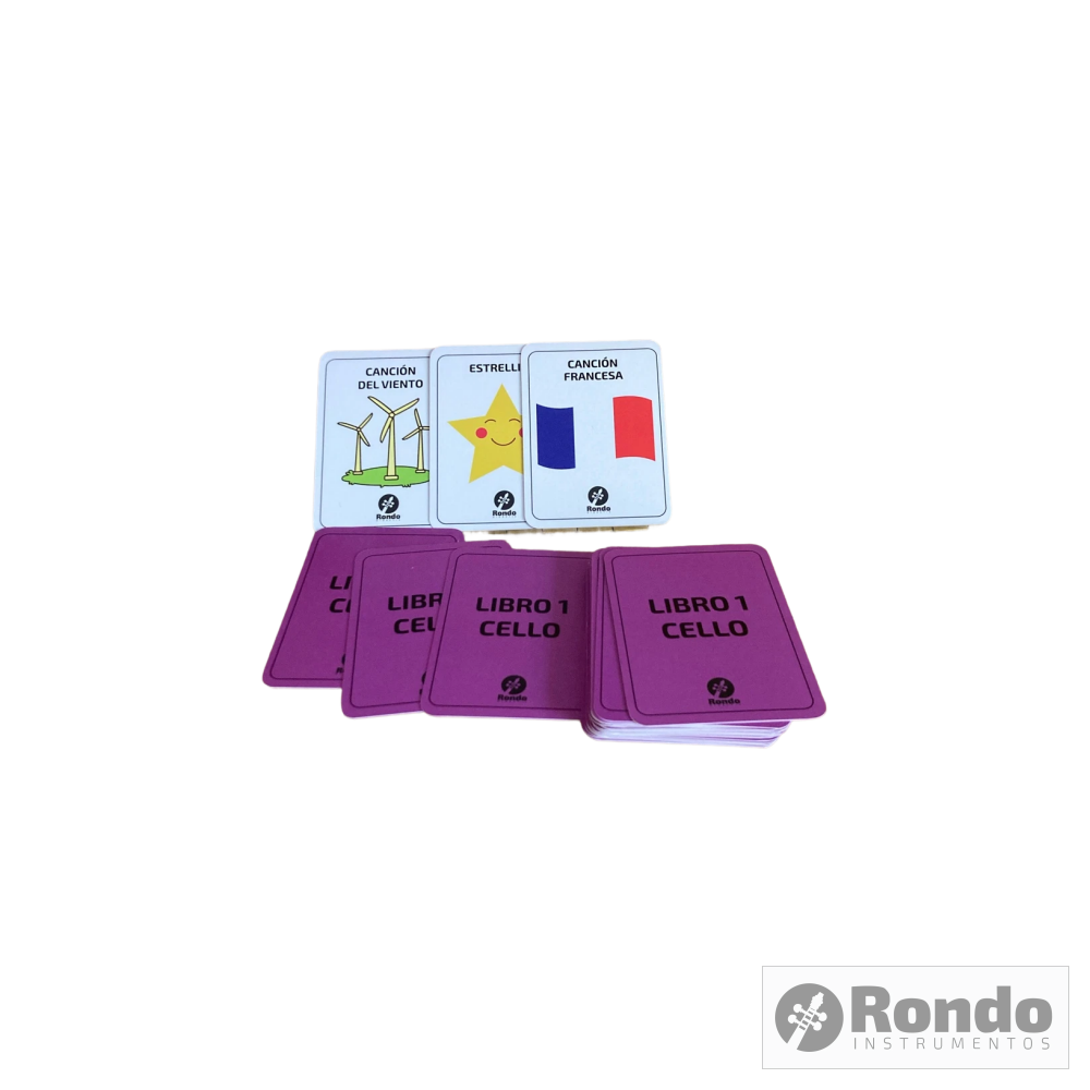 Tarjetas De Practica Libro 1 Cello Suzuki Rondo Didactic