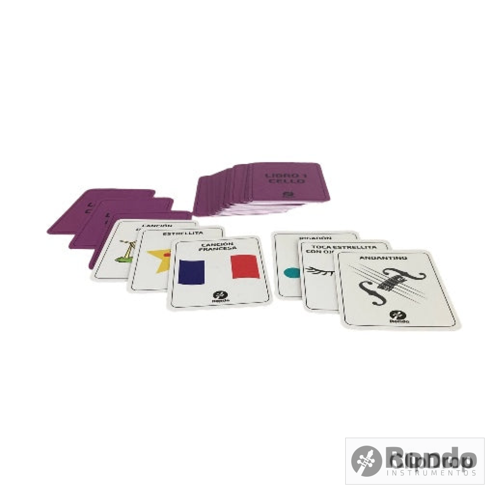 Tarjetas De Practica Libro 1 Cello Suzuki Rondo Didactic