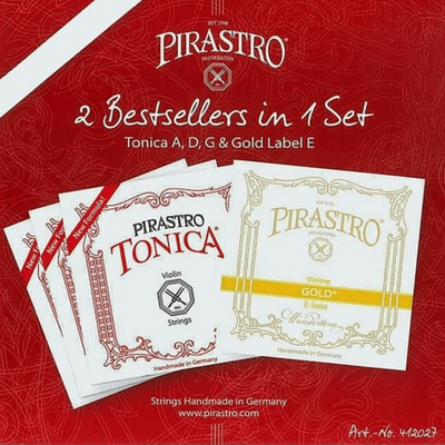 Cuerdas violín Pirastro Tonica Gold