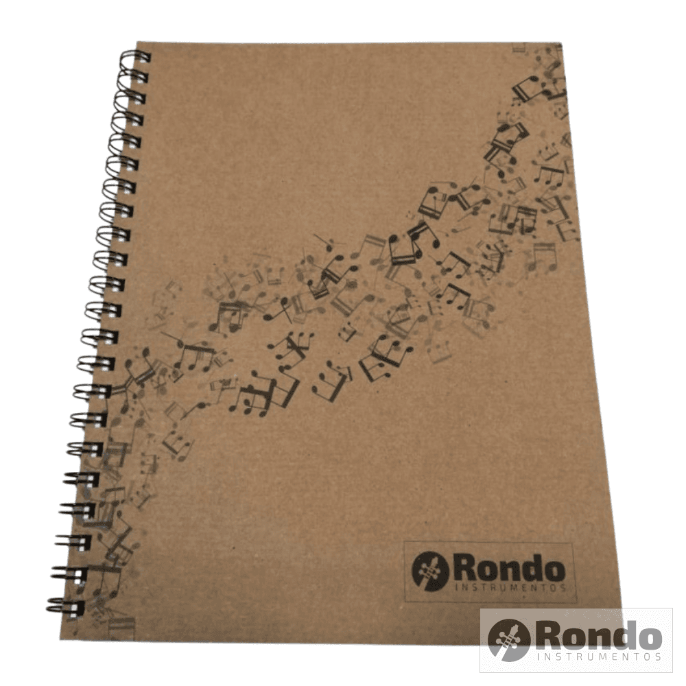 Cuaderno de pauta entera tamaño universitario Rondo